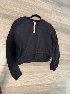 lululemon athletica Black Crewneck Sweatshirt
